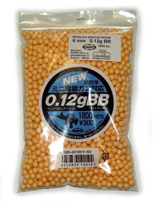 Oranžové kuličky 0,12gBB